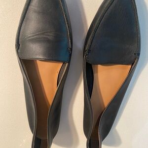 Black Leather Loafers